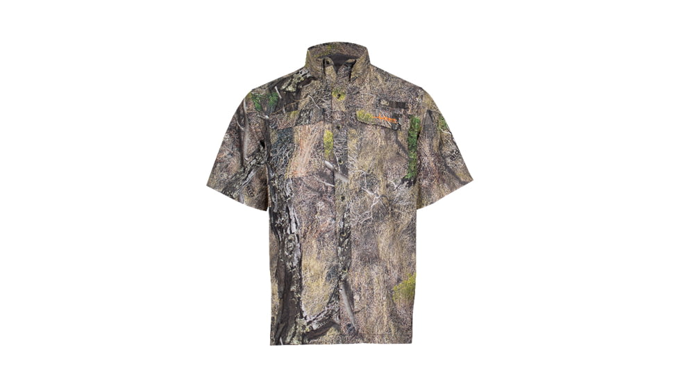 Habit Hatcher Pass Camo Guide Short Sleeve Shirt - Mens, Mossy Oak Rio, 2XL, TS1476-0B4-2X