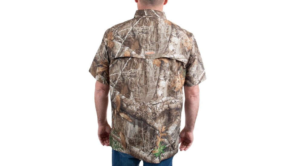 Habit Hatcher Pass Camo Guide Short Sleeve Shirt - Mens, Realtree Edge, Large, TS1476-922-L