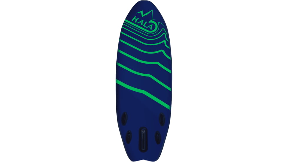 Hala Atcha 86 with Stomp Box - Inflatable SUP Board-Blue/Green