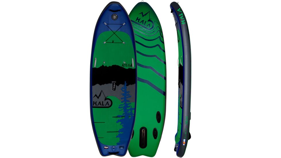 Hala Atcha Inflatable SUP Board-Blue/Green