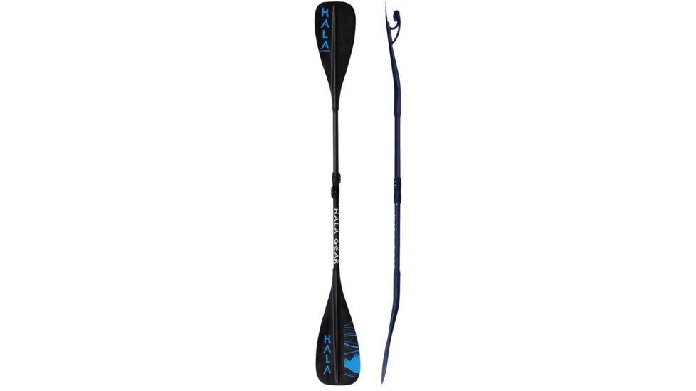 Hala Butterknife Double Bladed SUP Paddle-Black/Blue