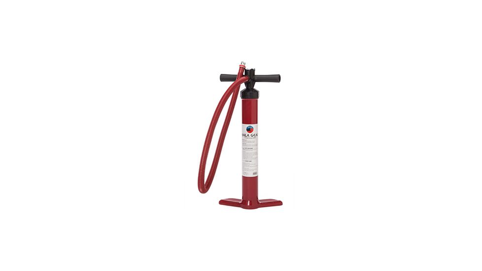 Hala Dual Action Hand Pump with Gauge - Red