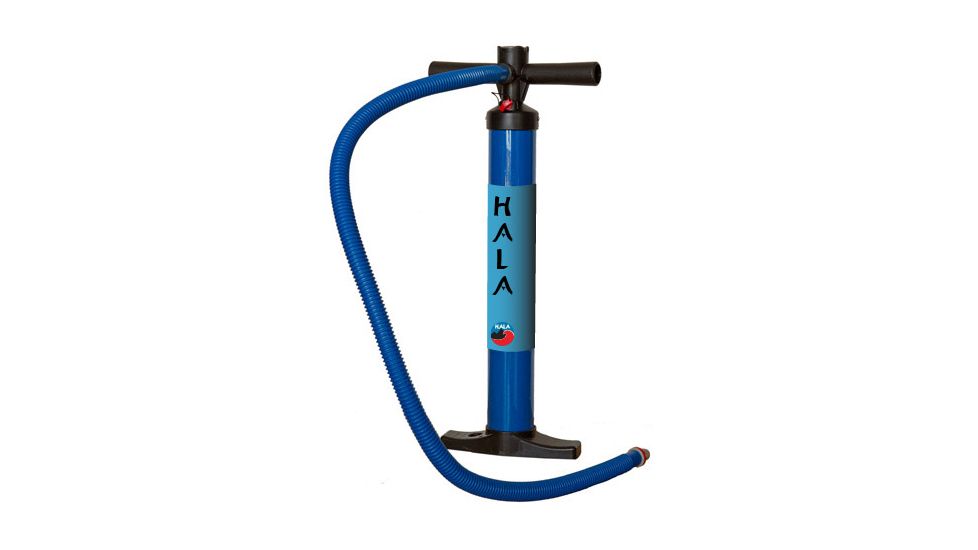 Hala Dual Action Hand Pump with Gauge - Blue