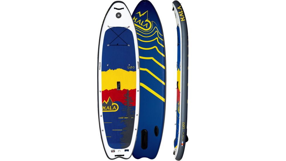 Hala Rado Stomp Box Inflatable Sup Board, w/Backcountry Rolling Backpack, BD17AD01