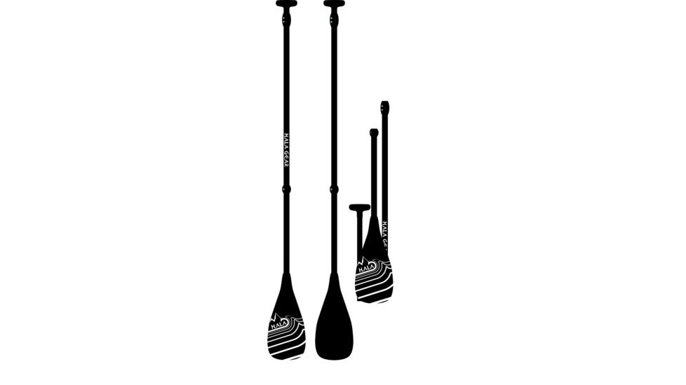 Hala Rival B-Line SUP Paddle-Red