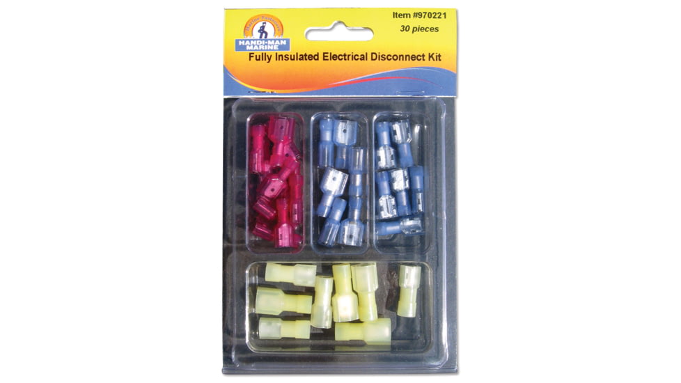 Handi-Man Marine Fully Insulated Disconnects Kit - 30 Pieces 64969