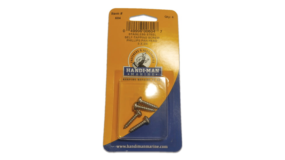 Handi-Man Marine Phillips Self Tapping Pan Screw - 8 x 34 70558