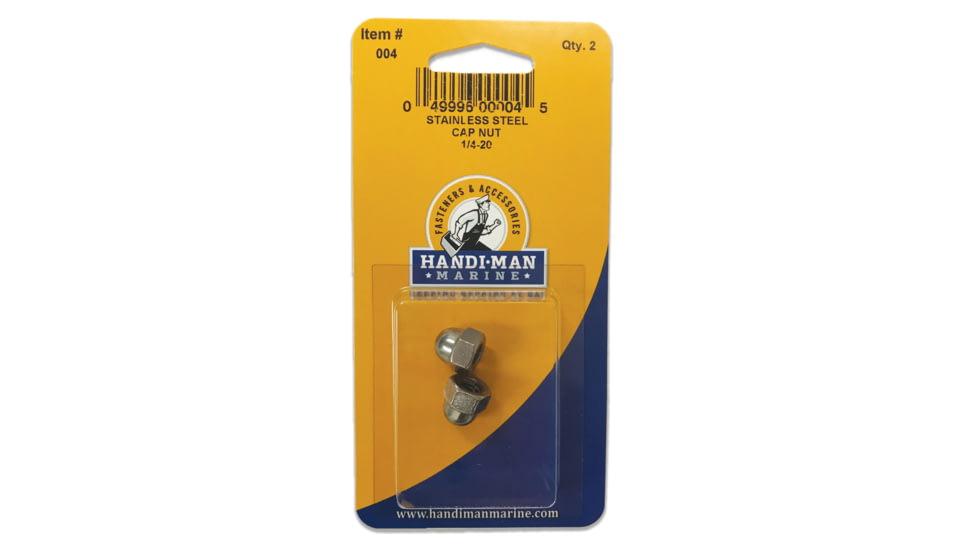 Handi-Man Marine Stainless Steel Cap Nut - 1/4-2 71175
