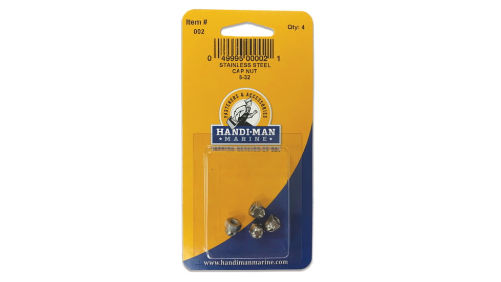 Handi-Man Marine Stainless Steel Cap Nut - #8-32 71173