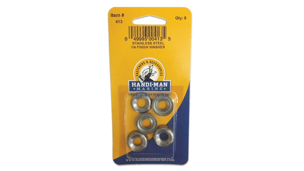 Handi-Man Marine Stainless Steel Finish Washer - 1/4 71709