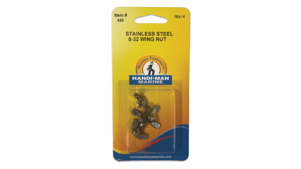 Handi-Man Marine Stainless Steel Wing Nut - #8-32 72833