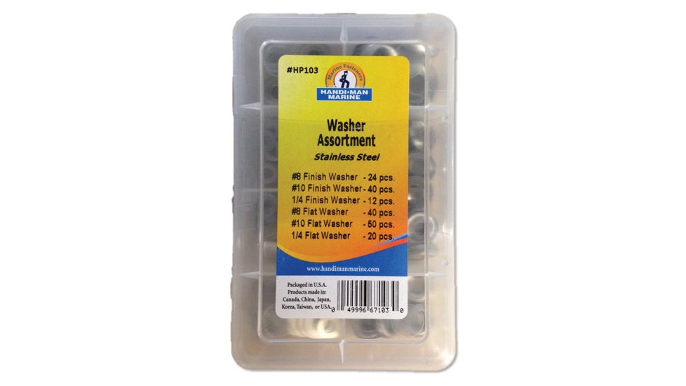 Handi-Man Marine Washer Kit - 186 Pieces 64918