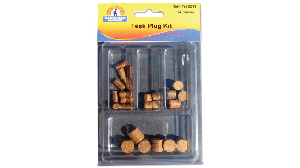 Handi-Man Marine Wood Plug Kit Teak 64943