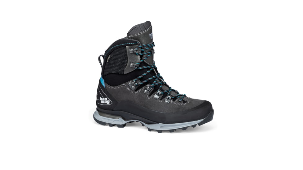 Hanwag Alverstone II GTX Mountaineering Boot - Womens, Asphalt/Ocean, 9.5, H20090164490-9.5