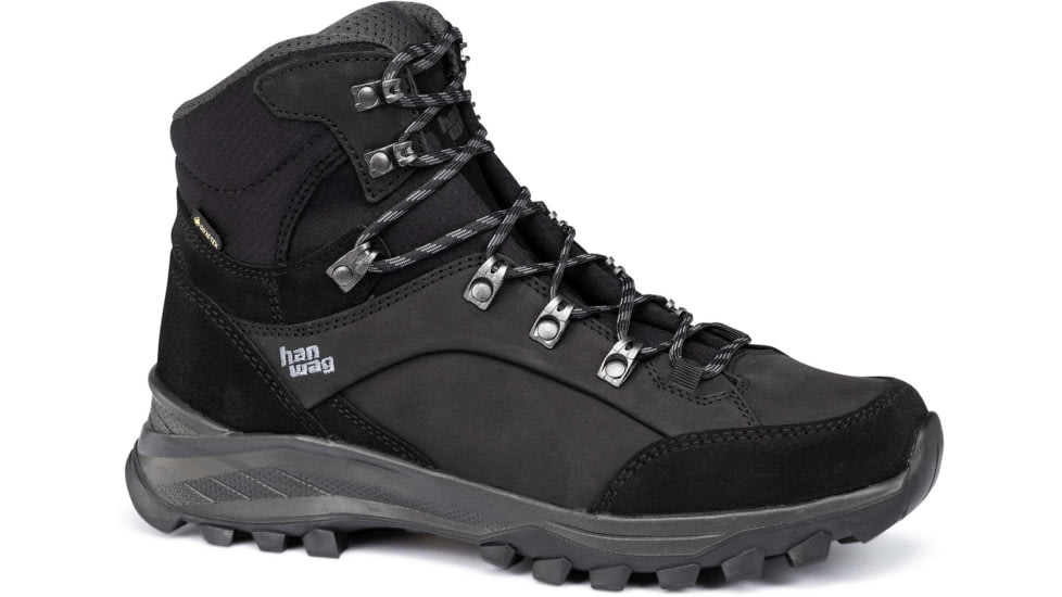 Hanwag Banks GTX Hiking Boot - Mens, Black/Asphalt, 11.5, H203000-012064-11.5