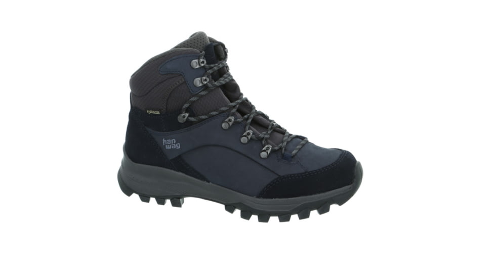 Hanwag Banks GTX Hiking Shoes - Womens, Navy/Asphalt, 7 US, H203001-7064-7