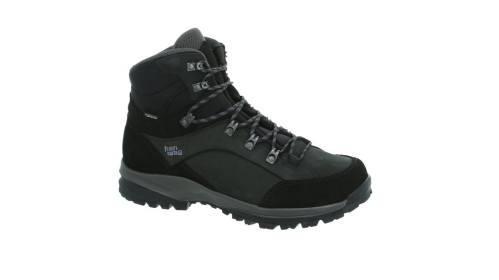 Hanwag Banks SF Extra GTX Hiking Shoes - Mens, Black/Asphalt, 10 US, H203100-12064-10