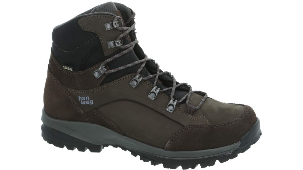 Hanwag Banks SF Extra GTX Hiking Shoes - Mens, Mocca/Asphalt, 10 US, H203100-566064-10