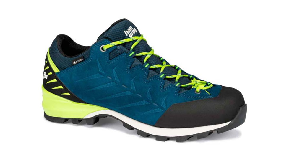 Hanwag Makra Pro Low Shoes - Mens, Seablue/Sulphur, 8,5, H100600-597666-8,5