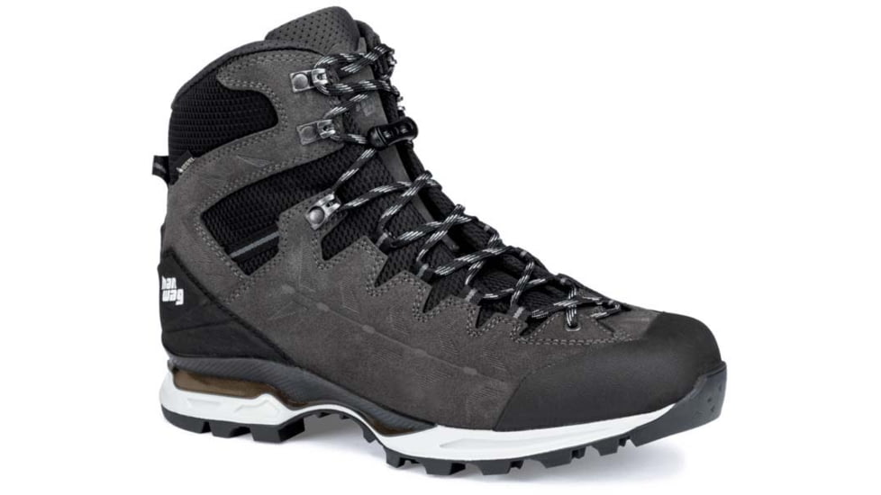 Hanwag Makra Trek GTX Shoes - Men's, 9.5 US, Asphalt/Light Grey, H204400-064601-8,5