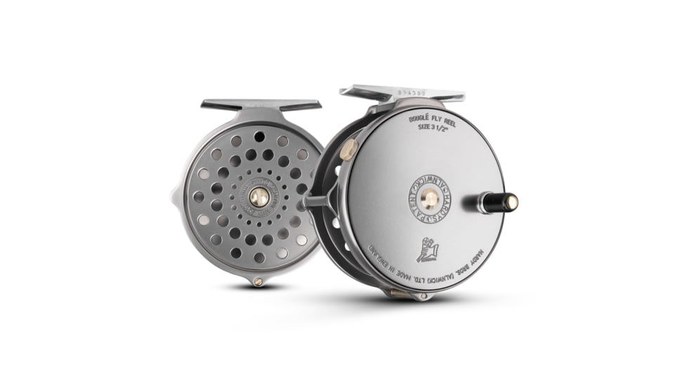 Hardy 1939 Bougle Heritage Fly Reel, 1.0/1, Right/Left, 3 1/2 inch, Gun Metal, HREGMB025