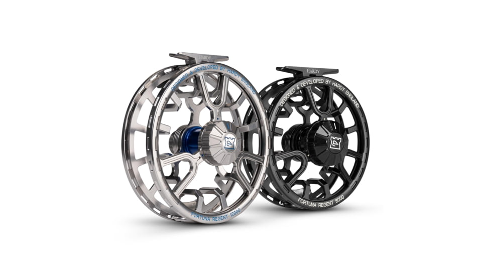 Hardy Fortuna Regent Fly Reel, 1.0/1, Right/Left, 10000, Grey Silver, HREFTR10