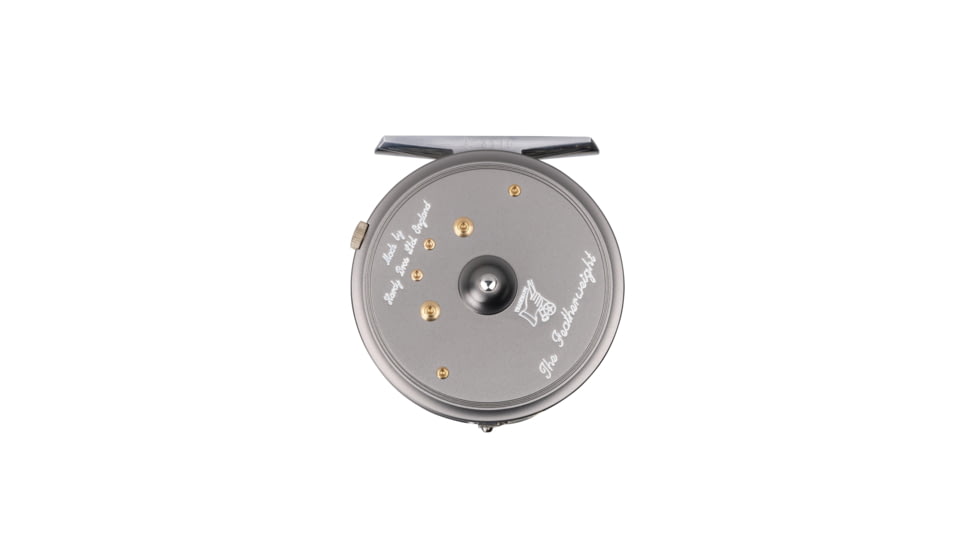 Hardy Hardy Bros Lightweight Fly Reel, 1.0/1, Right/Left, FEATHERWEIGHT, Grey Silver, HRELTWFEA