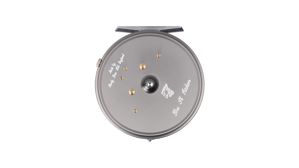 Hardy Hardy Bros Lightweight Fly Reel, 1.0/1, Right/Left, ST AIDAN, Grey Silver, HRELTWAID