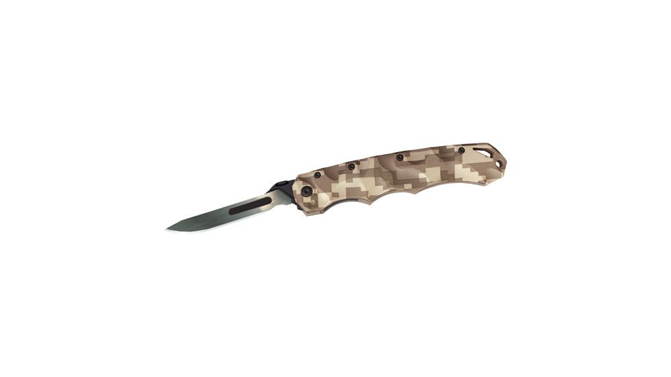 Havalon Piranta-Stag Folding Knife, Desert Digital Camo, XTC-60ASTAGDCAM