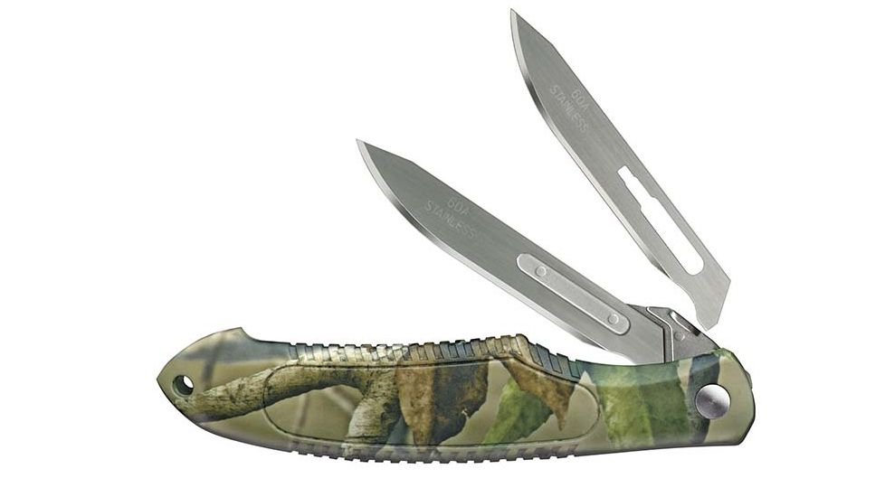 Havalon Piranta-Camo Folding Knife, Box, Camo, XTI-60APRCAMO