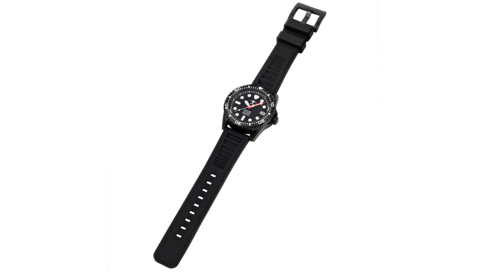 Hawaiian Lifeguard Association Dive Watches, Black Dial, Black Strap, Black, One Size, HLA 5402