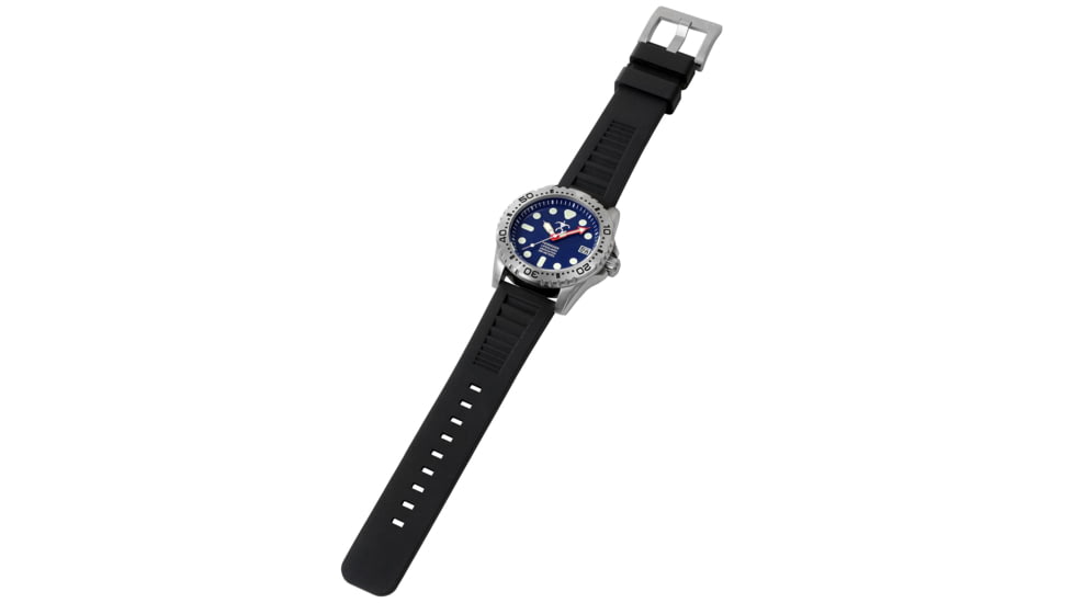 Hawaiian Lifeguard Association Dive Watches, Blue Dial, Black Strap, Steel, One Size, HLA 5405