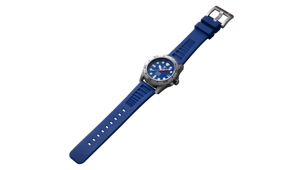 Hawaiian Lifeguard Association Dive Watches, Blue Dial, Blue Strap, Steel, One Size, HLA 5419