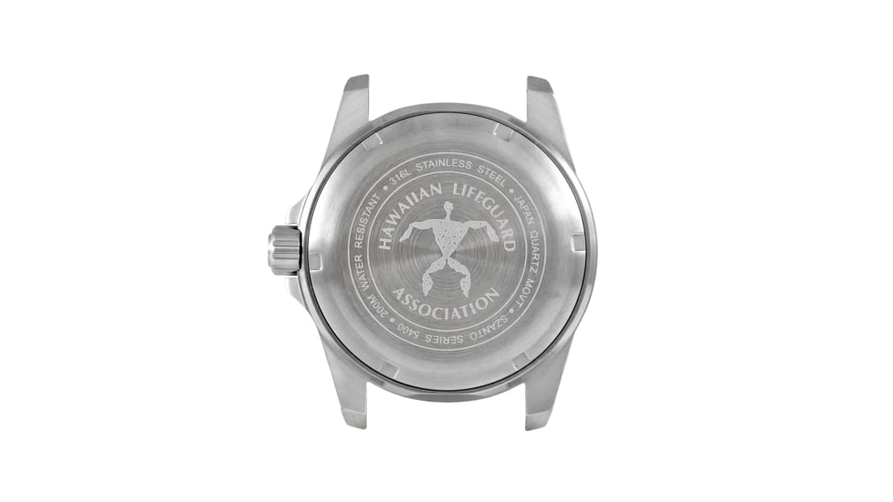 Hawaiian Lifeguard Association Dive Watches, White Dial, Blue Strap, Steel, One Size, HLA 5420