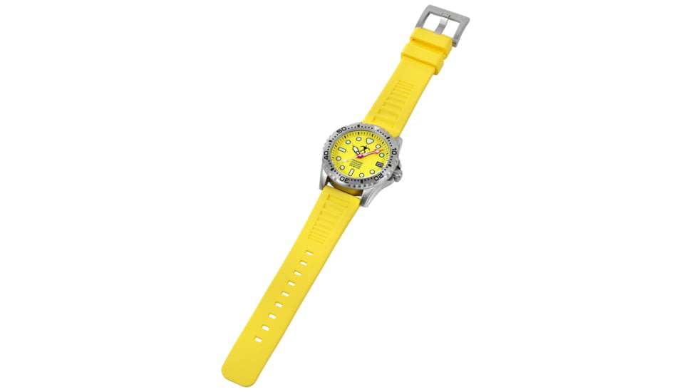 Hawaiian Lifeguard Association Dive Watches, Yellow Dial, Yellow Strap, Steel, One Size, HLA 5408