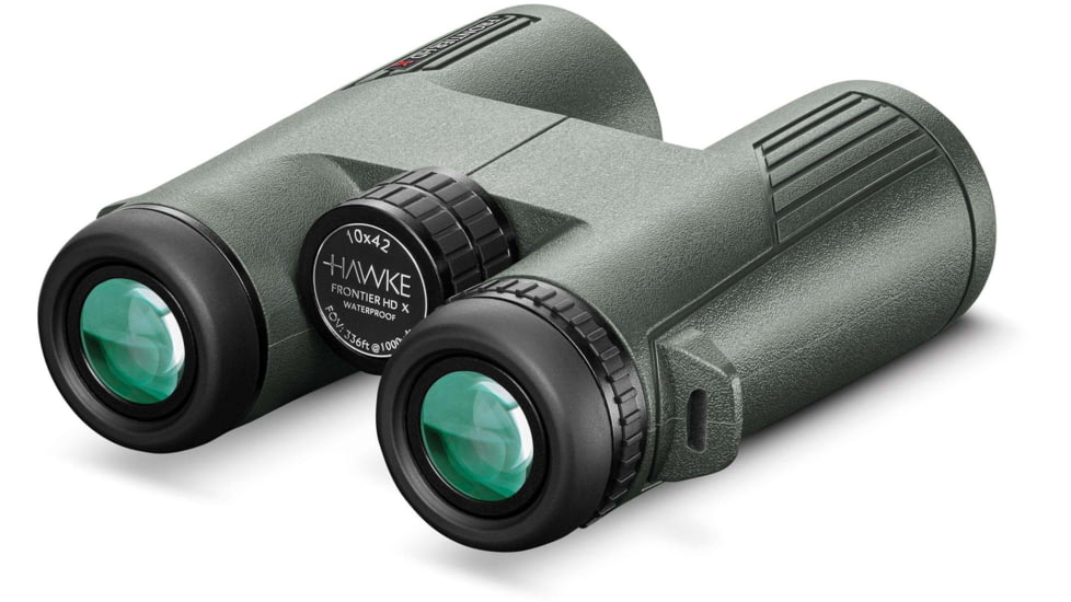 Hawke Sport Optics Frontier HD X 10x42mm Roof Prism Binocular, Green, 38012