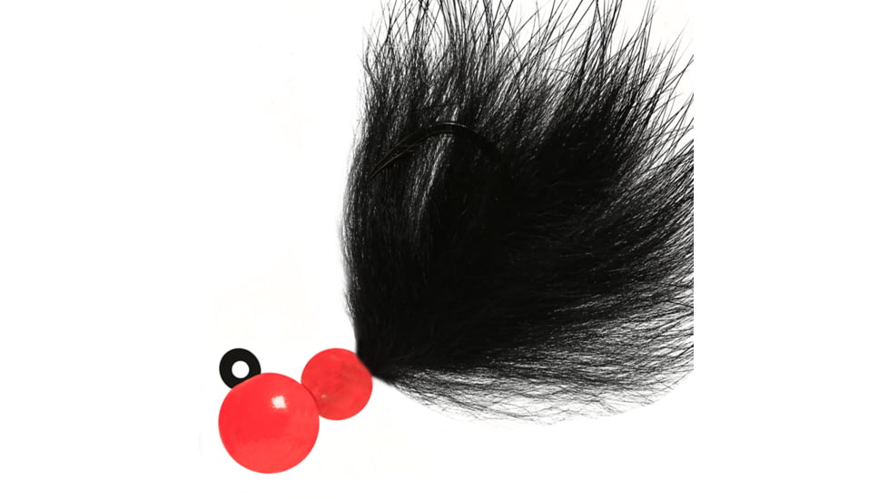 Hawken Outdoors Aerojig Aero-Rabbit Bead Jig, 1/4 oz, Flame/Black, AJR14001