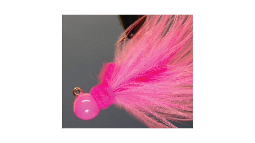 Hawken Outdoors Aerojig Marabou Jig 1/8 oz, Number 1 Hook, Cerise, AJM18113