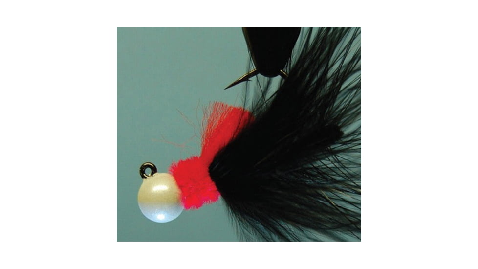 Hawken Outdoors Aerojig Marabou Jig 1/8 oz, Number 1 Hook, Nightmare, AJM18135