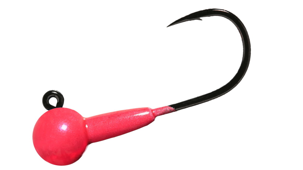 Hawken Outdoors Aerojig Twitching Jighead, 3/8 oz, Cerise, 3/Pack 4/0 Gamakatsu, ATP38004