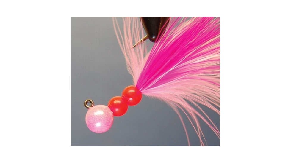 Hawken Outdoors Beau Mac Marabou Jig, 1/4 oz, 1/0 Hook, Pink on Pink, SMJ14034