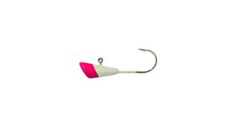 Hawken Outdoors Shad Dart # 8, Pearl White Base/Cerise Tip, 3ct, DART11608