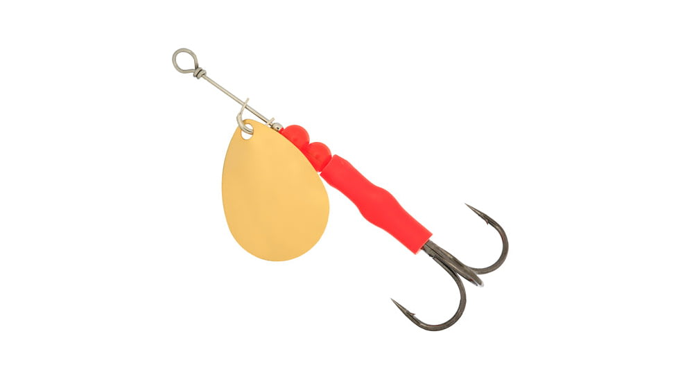 Hawken Outdoors Simon Spinner 3.5 Flat - Gold, Red Beads, Number 1 Owner, SSF35004