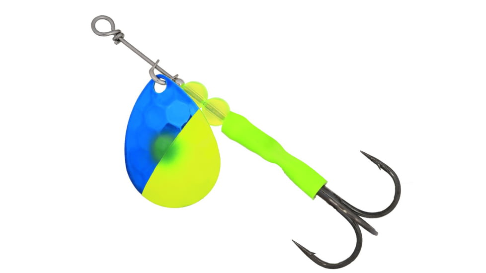 Hawken Outdoors Simon Spinner 3.5 Hex- Silver, Slash Blue/Chartreuse Green Dot, Number 1 Owner, SSH35009