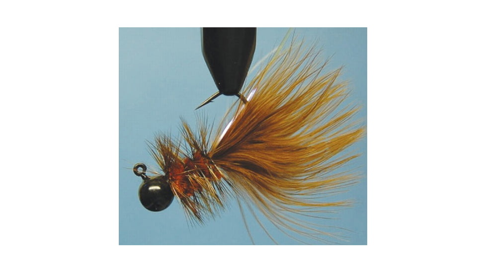 Hawken Outdoors Woolly Bugger Jig 1/16 oz, Brown/Black, WB11610