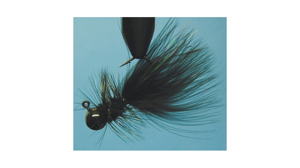 Hawken Outdoors Woolly Bugger Jig 1/8 oz, Black, WB18012