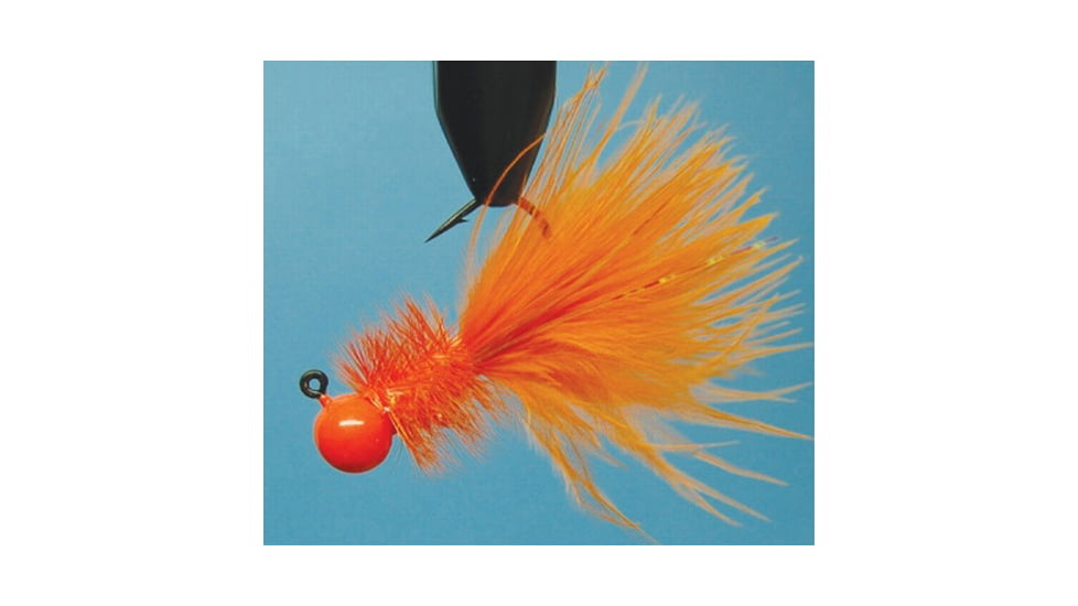 Hawken Outdoors Woolly Bugger Jig 1/8 oz, Orange, WB18011
