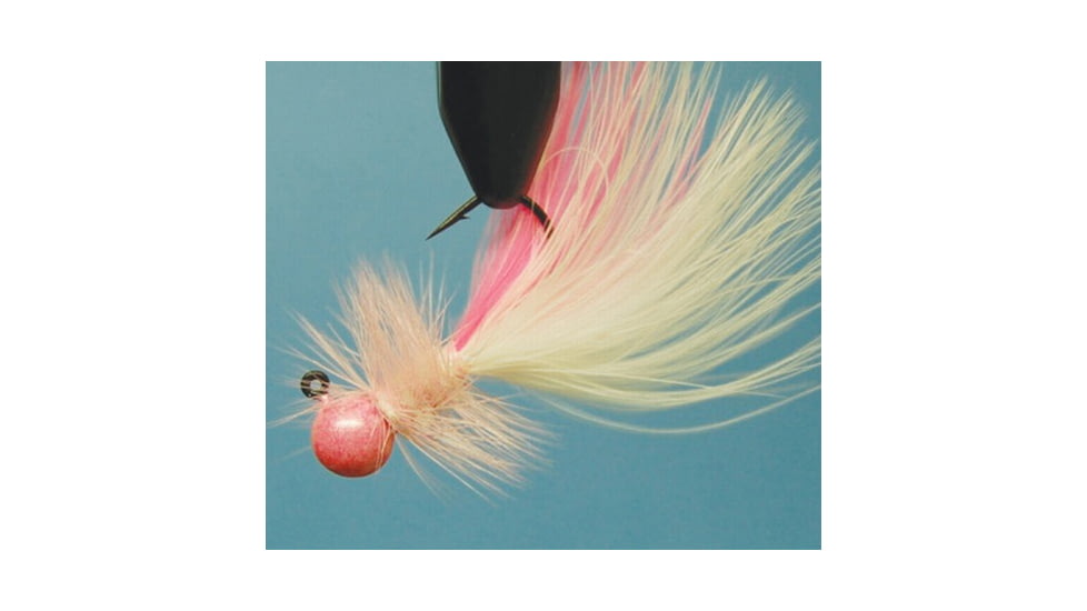 Hawken Outdoors Woolly Bugger Jig 1/8 oz, White/Pink, WB18014