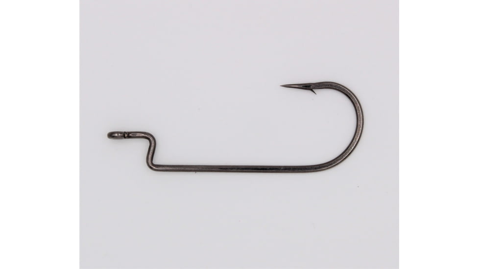 Hayabusa Round Bend Offset Hook NRB, Size 1/0, 6 Pieces, EC097L1-1/0