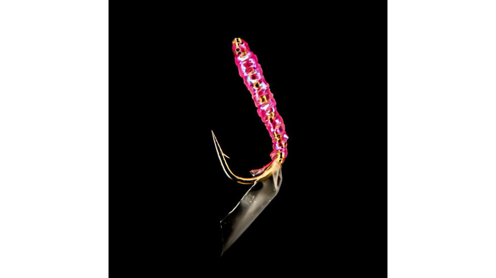 Hayabusa UV 6-Hook Sabiki for Ice Fishing, Pink Skin, 1 Piece, Size 5, EX013-5